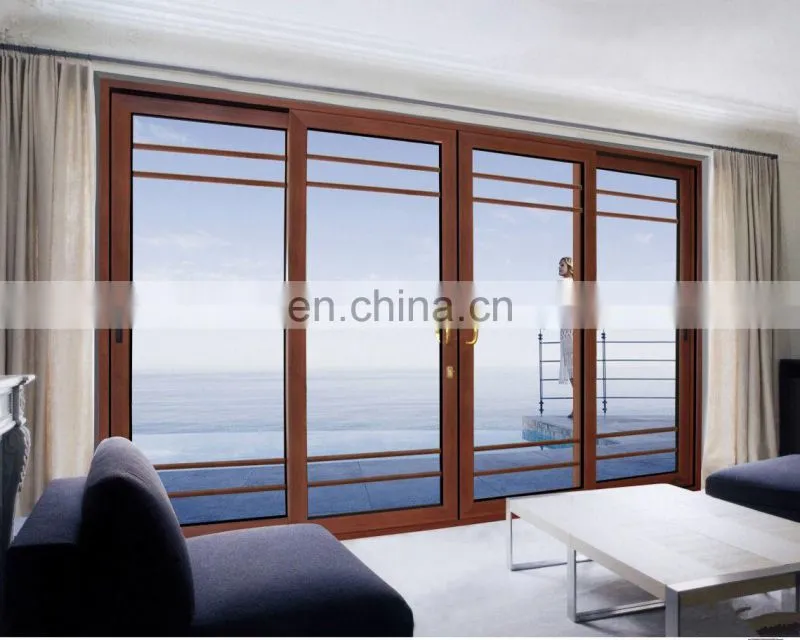 On Sales Folding Windows USA Standard Aluminum Panoramic Balcony Glazing As Glass Curtain Window Door