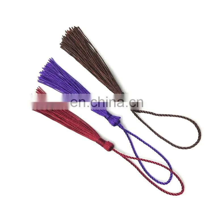 Polyester Silk Tassel Fringe 13cm Cotton Tassels Trim For Sewing Curtains Accessories