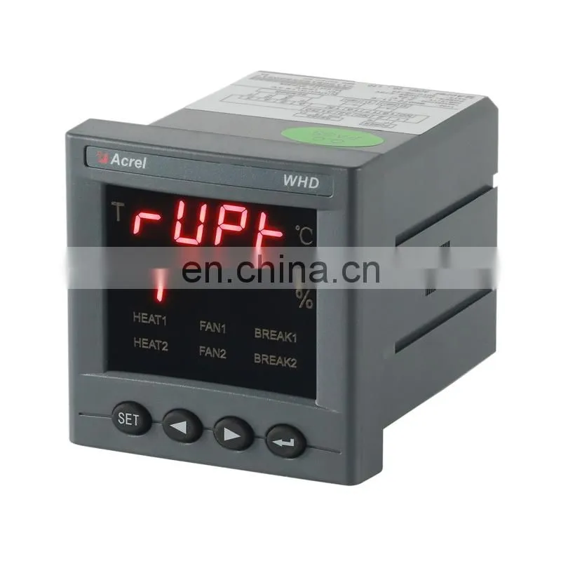 Digital Thermostat Controller 2 Channel temperature and humidity controller WHD72-22/J with alarm output