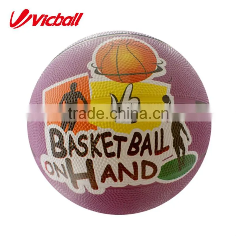 rubber basketball in bulk design