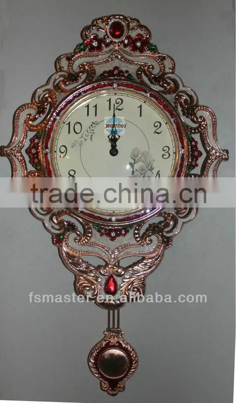 British vintage style home decoration wall mounted clock