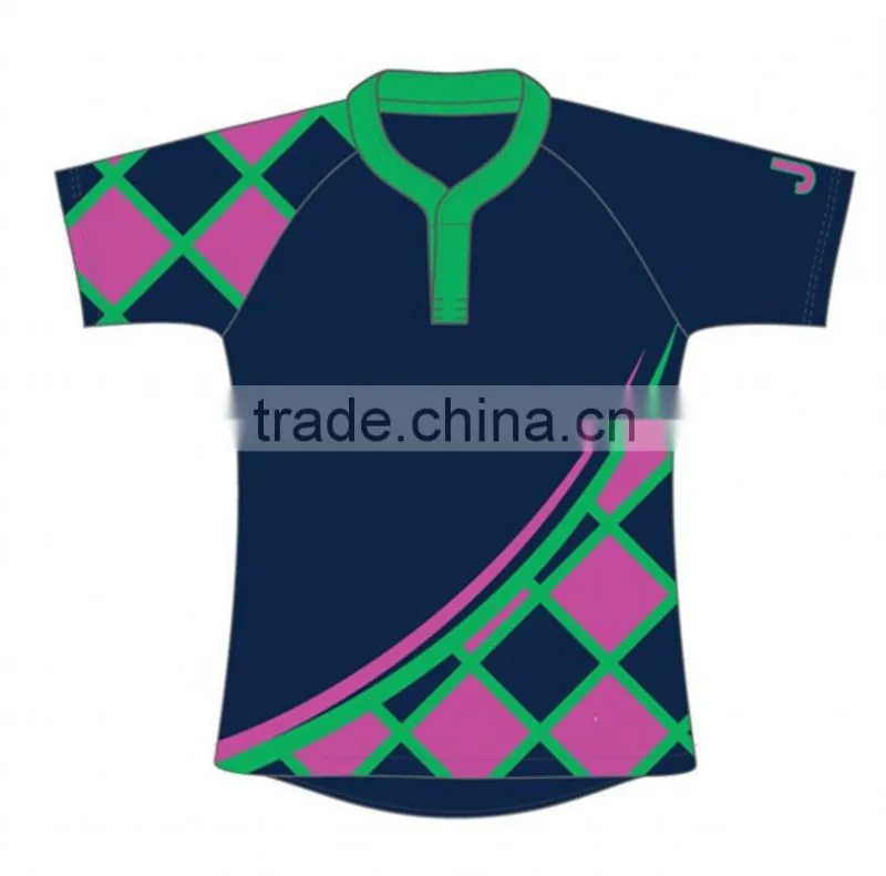 High quality custom made youth rugby shirts