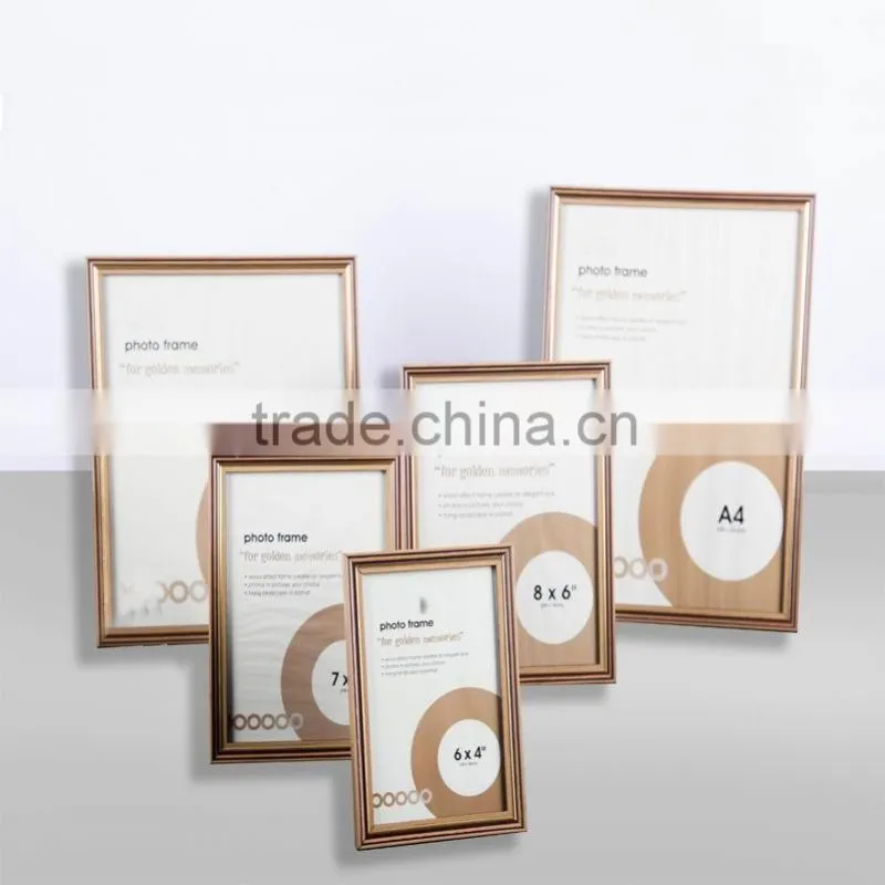 JC Wholesale Wood Effect High Quality Decoration Plastic Photo Frame