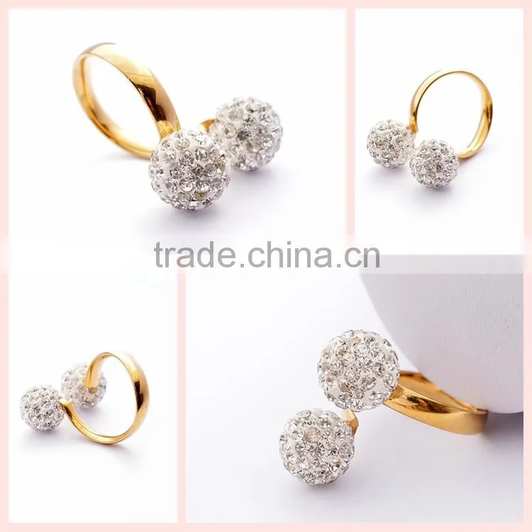 Best birthday gifts colour diamond dubai gold ball finger rings