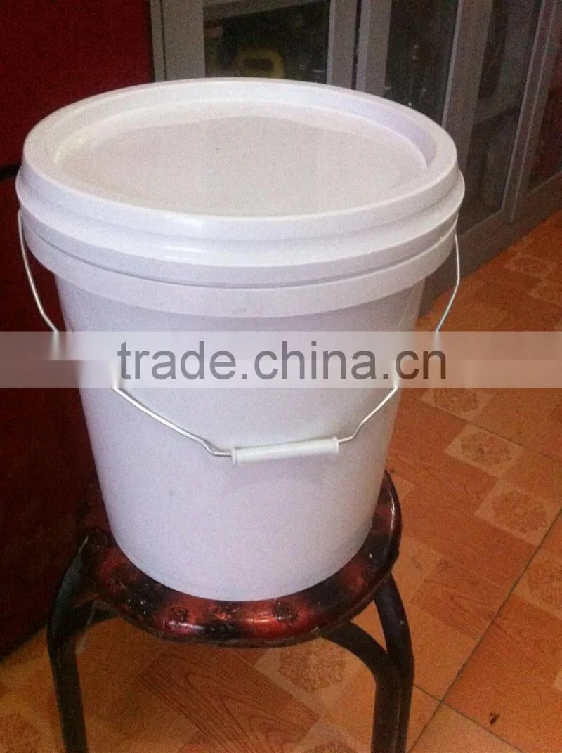 Food grade plastic barrel pail bucket 5 gallon bucket with metal handle