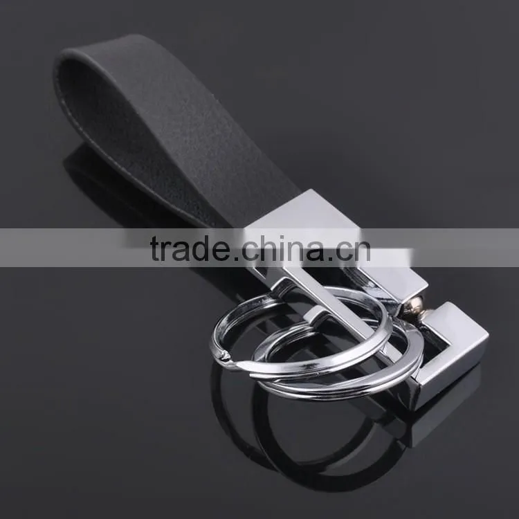 The new high-end men's waist buckle bead elastic buckle business gifts Keychain
