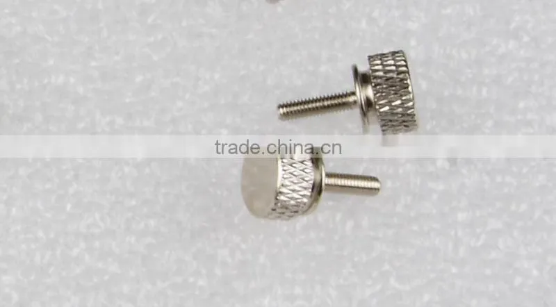 Cheese Head Slot Drive Computer Screws with Knurl on Head