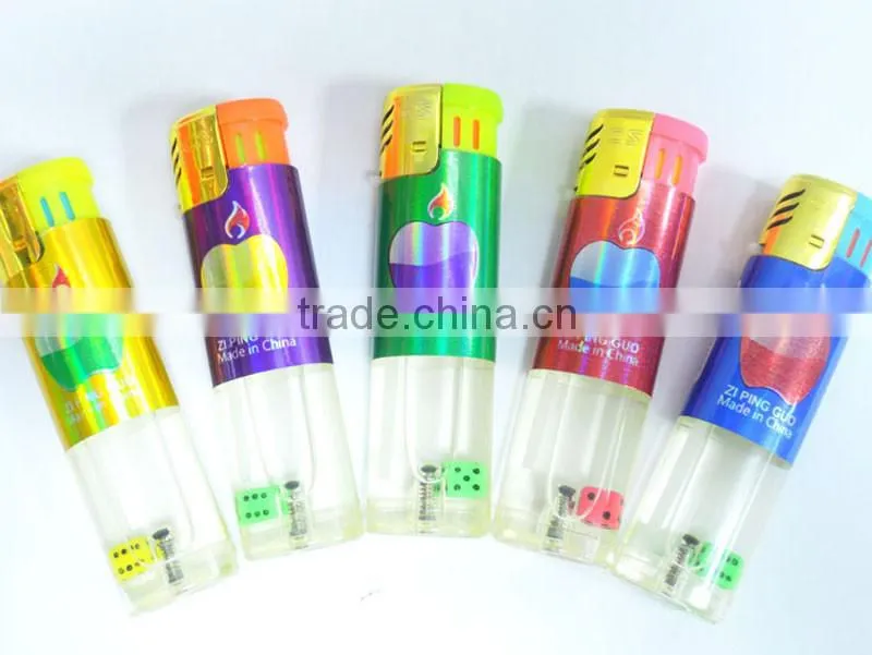 new arrival hot sale electric custom cigarette windproof flame lighter with dice
