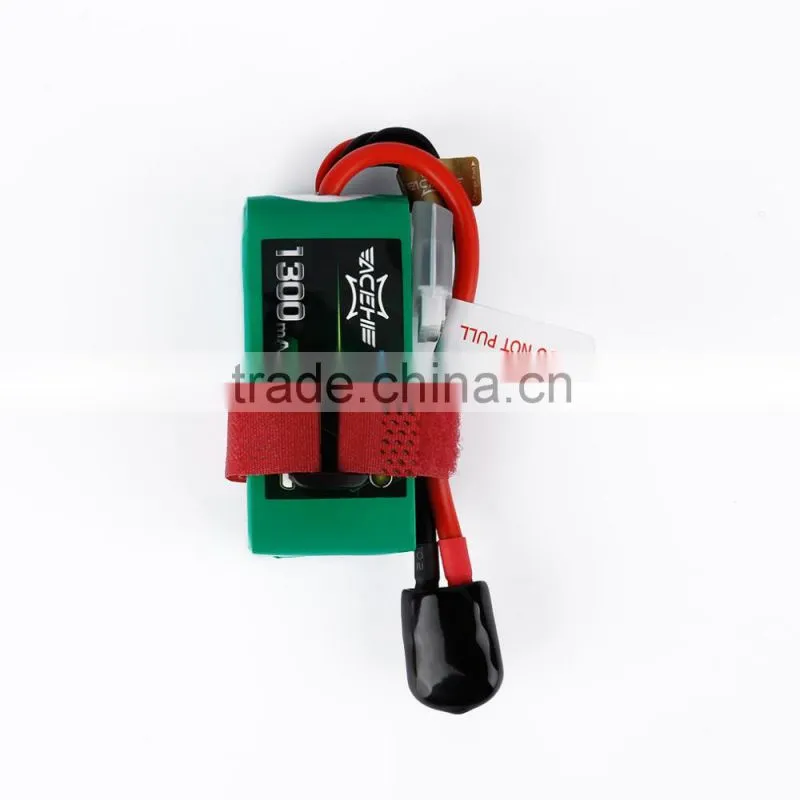 ACEHE 11.1V 1300mAh 75C Capacity High Rate Lipo RC Battery