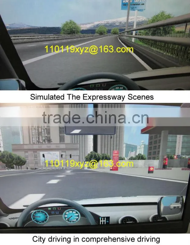 Driving simulator with 26'' LCD Display (Arabic/English/Vietnam/Spanish)