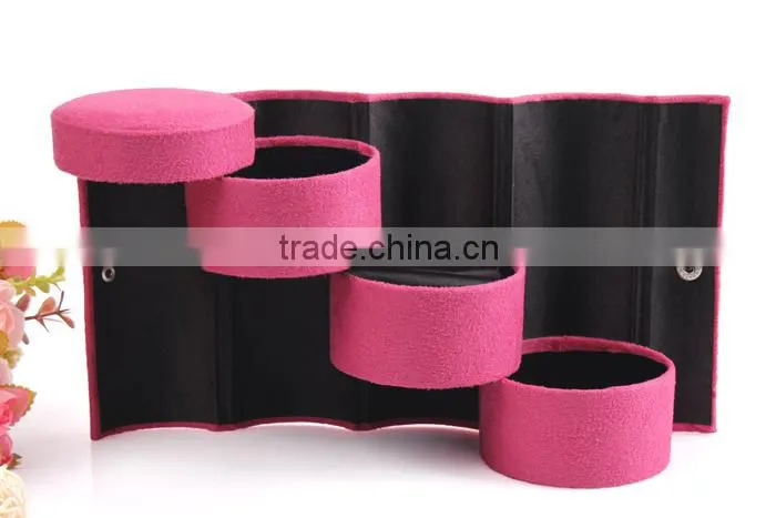 C03 ANPHY Cylinder 4 Drawers Jewelry Finding in Handbag Lady Choice Easy to Carry 6 colors stock Display