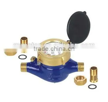 20415 Hot Sales Single Jet Dry Dial Water Meter 15D~20D