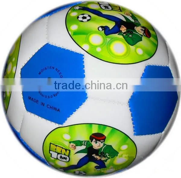 Size 3/4/5 soccer ball,PVC machine sewn soccer ball