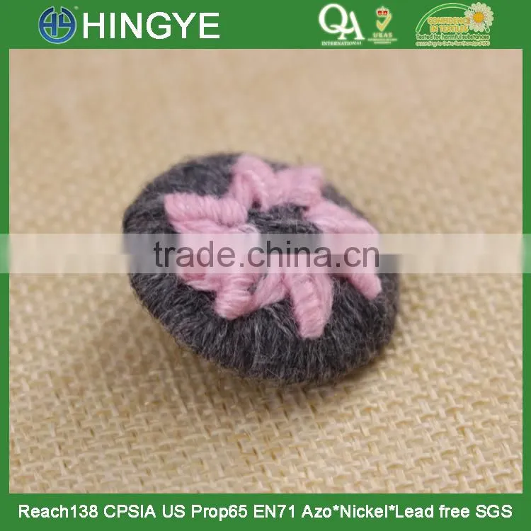 wholesale cotton thread covered button for coat 15780