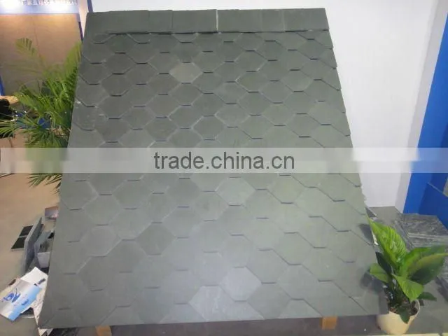 black roof plastic slate