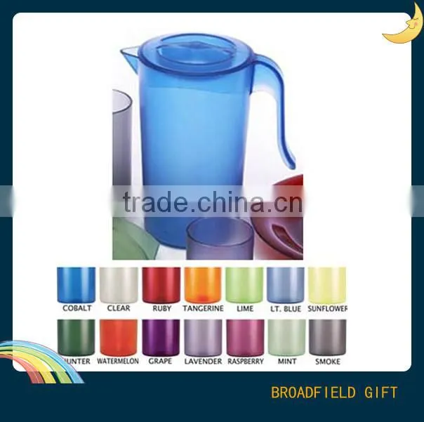 2014 Food Grade fashional plastic jug for Hotel, Bar and Household