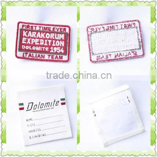 High density and soft custom clothing hang tags fabric