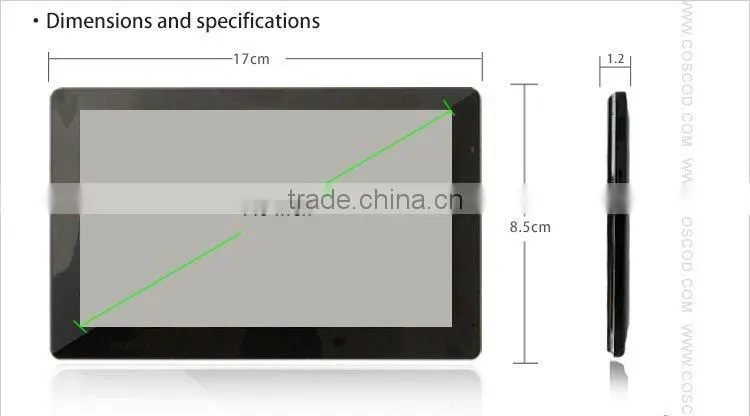 M076-TV Digital, Bluetooth, AV-input, DDR128MB (Brazil, Chile gps)