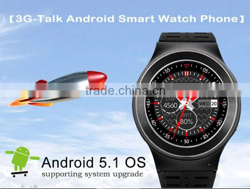 2016 New GSM 3G Quad Core Android 5.1 Smart Watch With 5.0 MP Camera GPS WiFi Bluetooth V4.0 Pedometer Heart Rate BB79