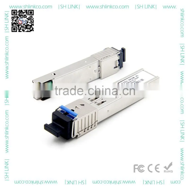 Chinese optical transceiver factory simplex SC single mode 20km 1.25G BiDi SFP