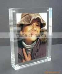 new design acrylic customized glass photo frame
