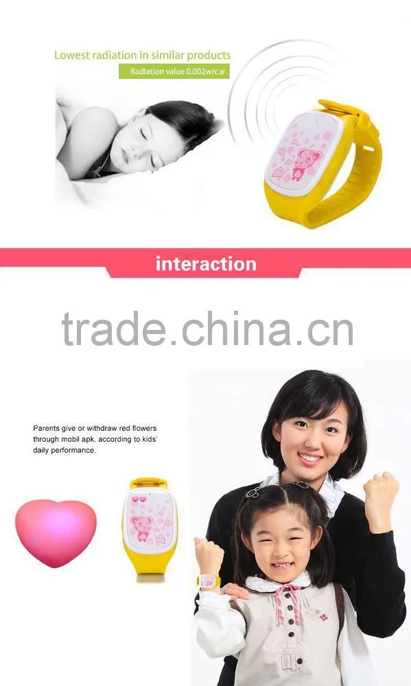 New 2015 kid phone wrist watch RAM512M Quadband:850/900/1800/1900 watch mobile phone