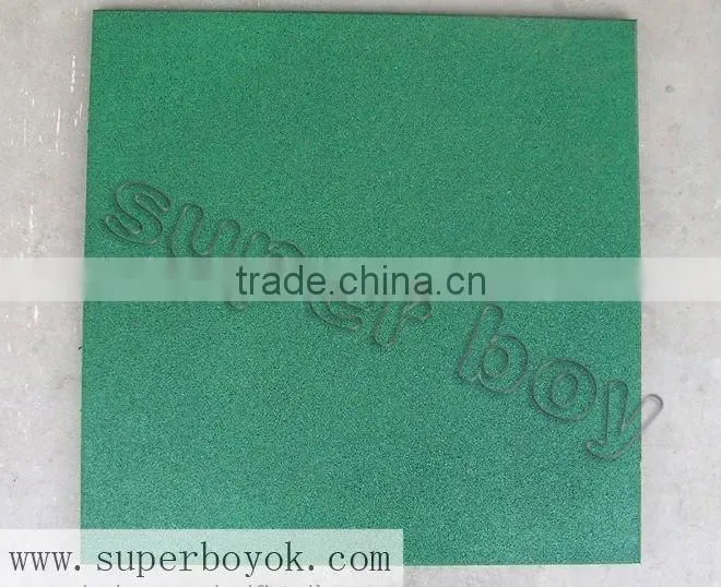 Good quality and resonable price Professional manufacturer EN1177 safe Rubber Tile