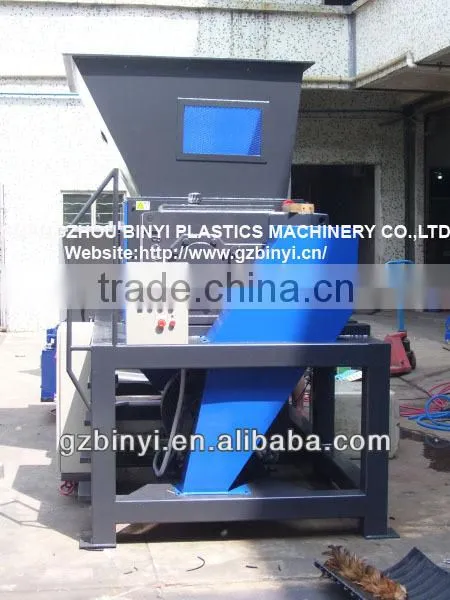 Plastic shredder grinder crusher machine / twin shaft shredder YMSC-13070D-2
