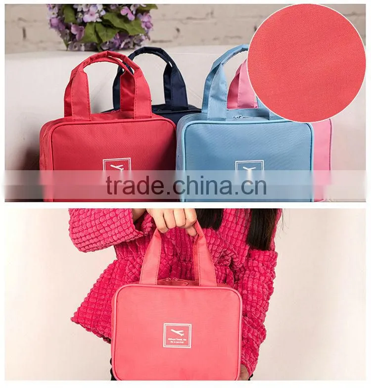 2014 NEW! Dual zippers pouch organizer for clothes and cosmetics