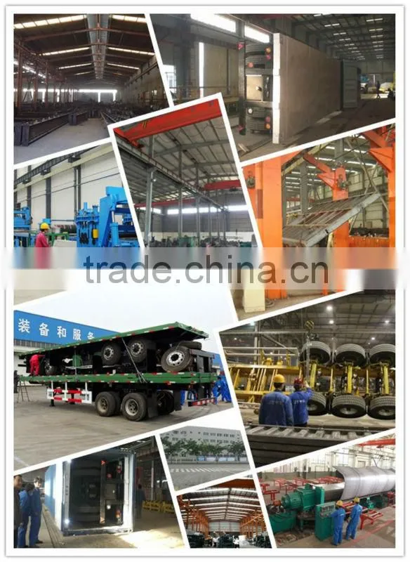 heavy duty 2 axles box body trailer for cargo transport for AngolaCongo