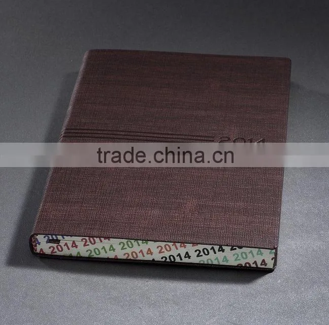 PU leather notebook with leather cover