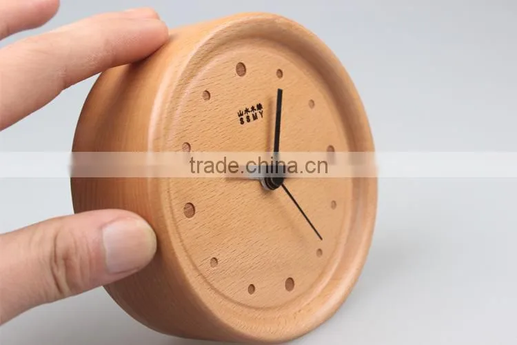 Shanshui custom wooden desktop clock, DRZ003