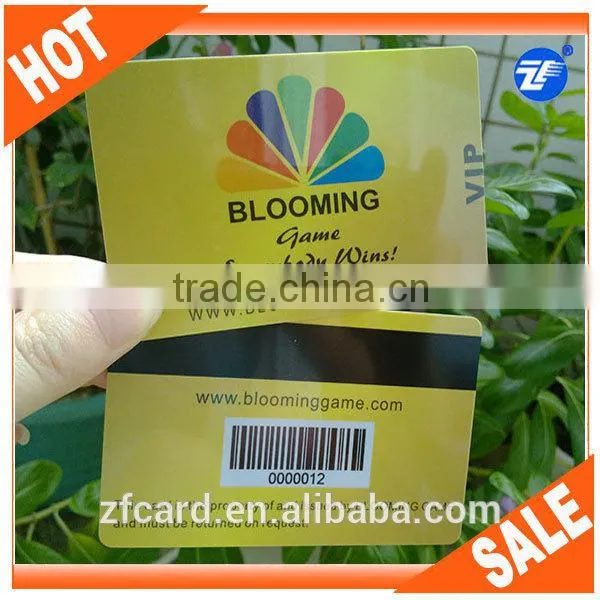 hot sale plastic card, pvc card barcode card maker
