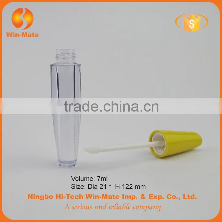 2015 fashion design high quality acrylic empty lip gloss containers