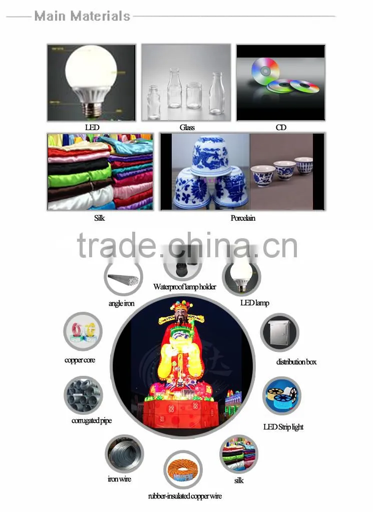 in water handmade silk house lantern