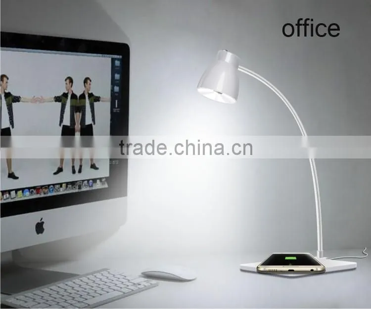 Bedside lamp wireless charger led lamp for smart phone