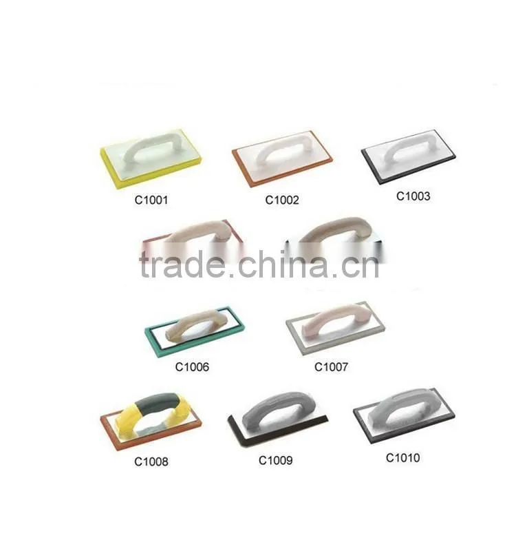 fine polished one piece forged trowel with wooden handle ( factory )