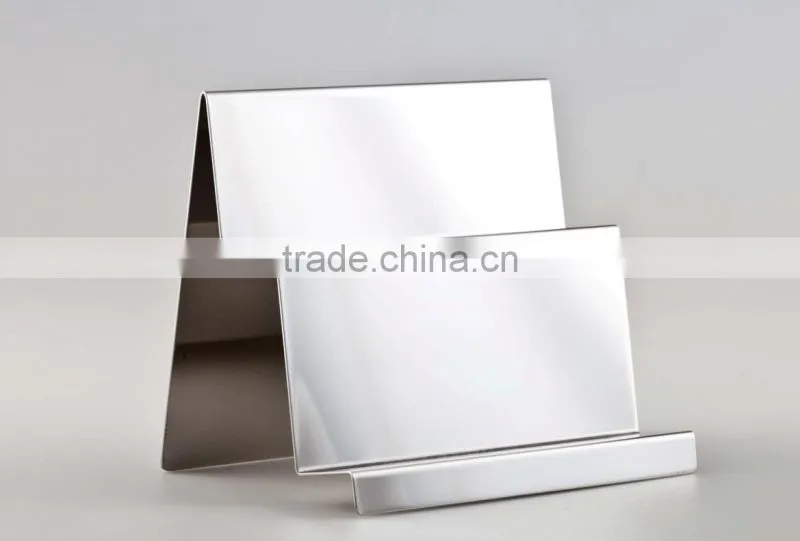 Stainless steel counter shop wallet display racks