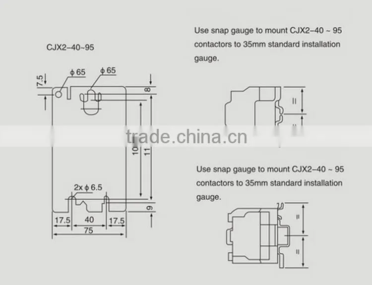 CJX2 1210 10A magnetic contactor