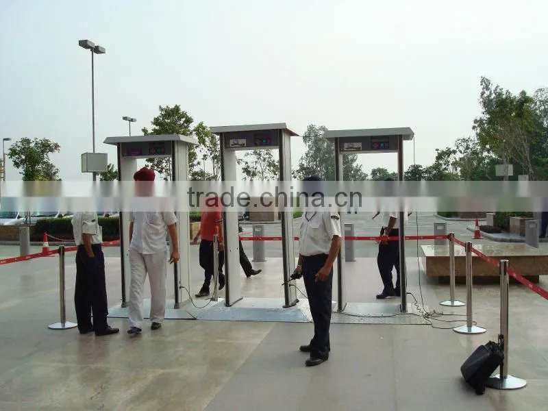 Security door walk through metal detector