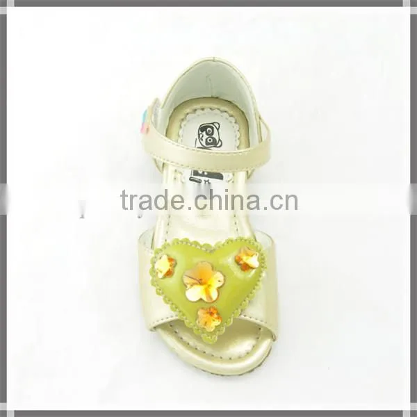 Hot sale latest fashion summer girls sandals 2014