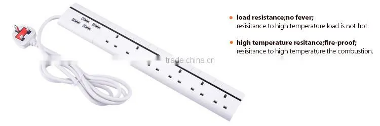 High quality use in home CE 4A Extension Socket