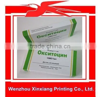 Custom Printed Paper Hanging Retail Packaging Box ISO9001:2008