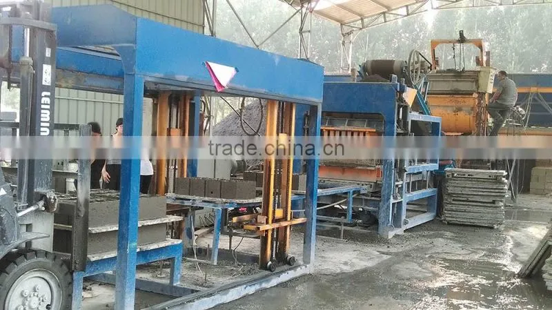 QT4-15c low investment hydraulic pressure cement brick block machine