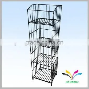 Makeup shop retail metal nail polish display shelf