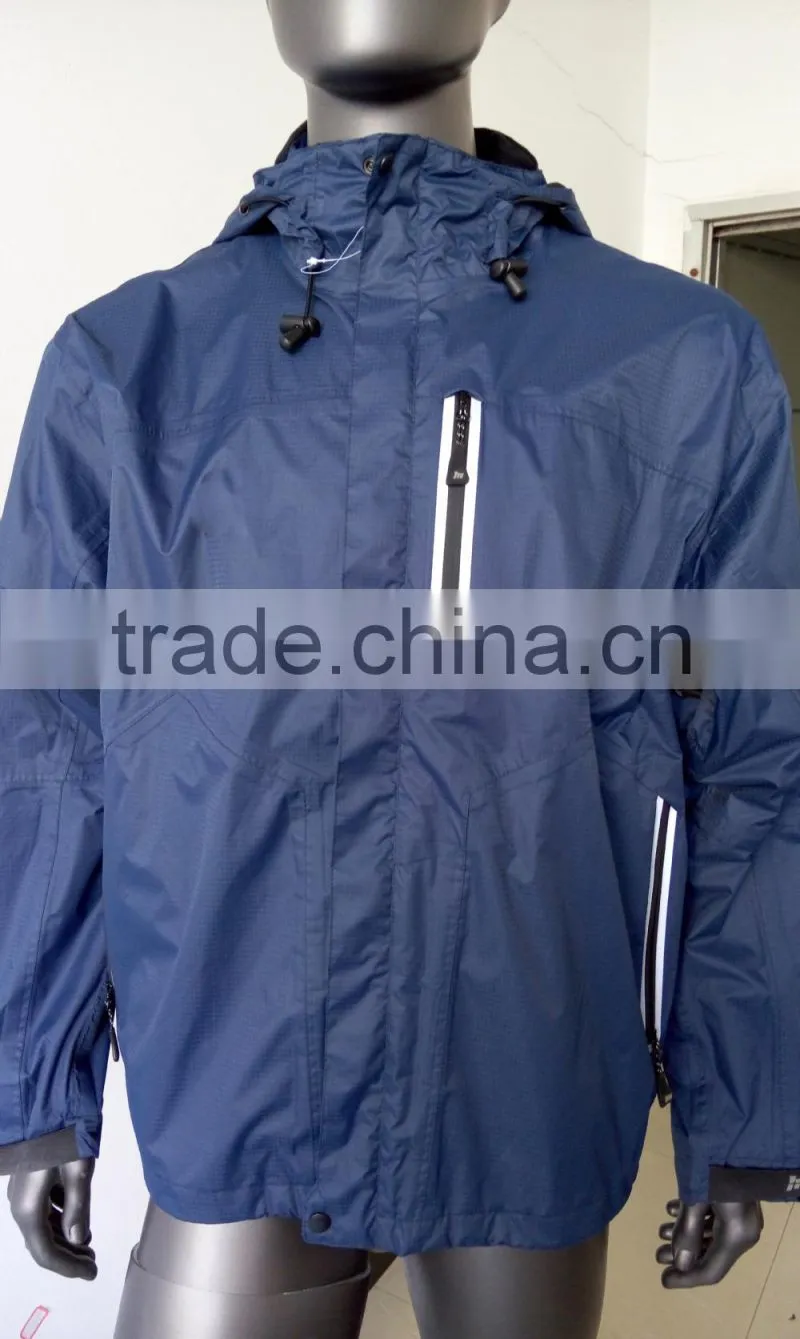 Waterproof mens wind jacket lightweight