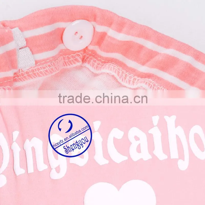 Custom made 100% pima cotton high quality maternity nursing wears