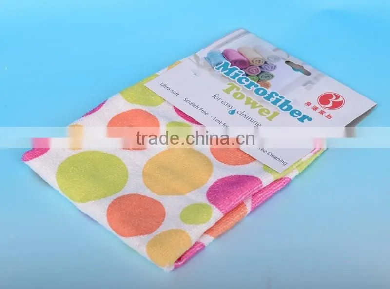 Microfiber clean kitchen Towel with header card