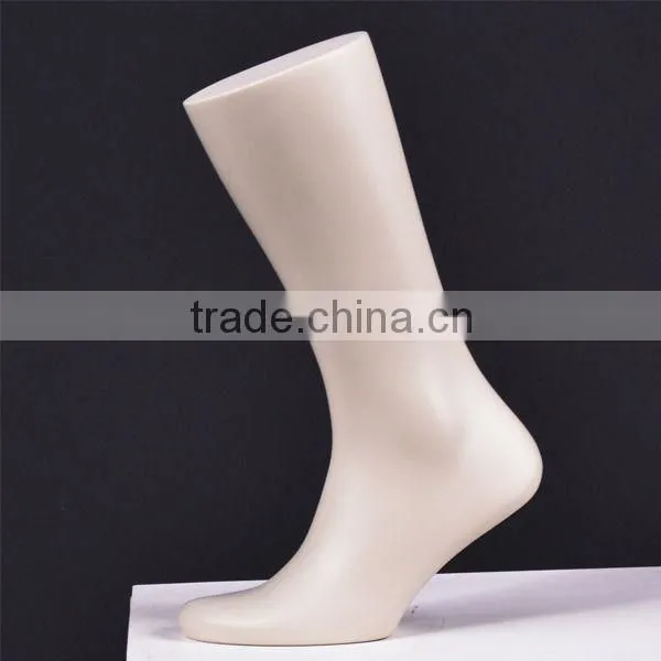 sock display fiberglass foot mannequin