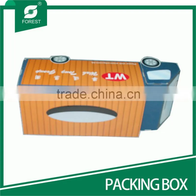 SPECIAL DESIGN TRUCK SHAPE PAPER BOXES FOR PACKAGING TISSUE